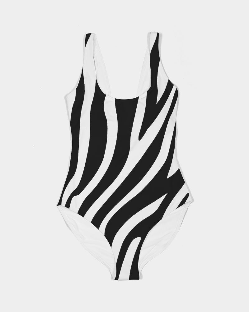 Zebra Women's One-Piece Swimsuit - FABA Collection